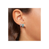 Orecchini "Joy Metallic Blue and Silver" - Gioielleria Fondente